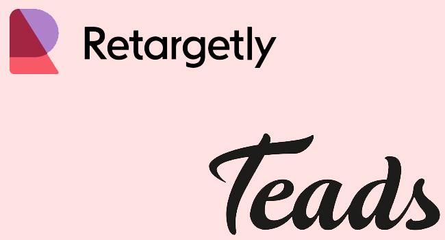 Teads Retargetly logos