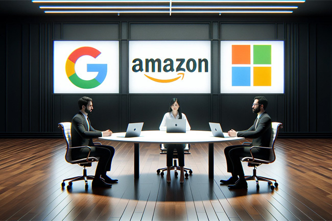 Amazon Microsoft Google Publimark