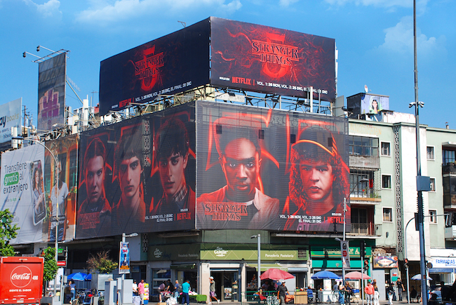 Stranger Things OOH Publimark