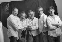 Cristi&aacute;n Navarro, Jorge Mar&iacute;n, Pablo Araneda, Roberto de la Fuente y Francisco Pereda