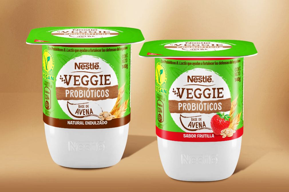 Nestlé Veggie Probióticos: alternativa de yogur vegetal