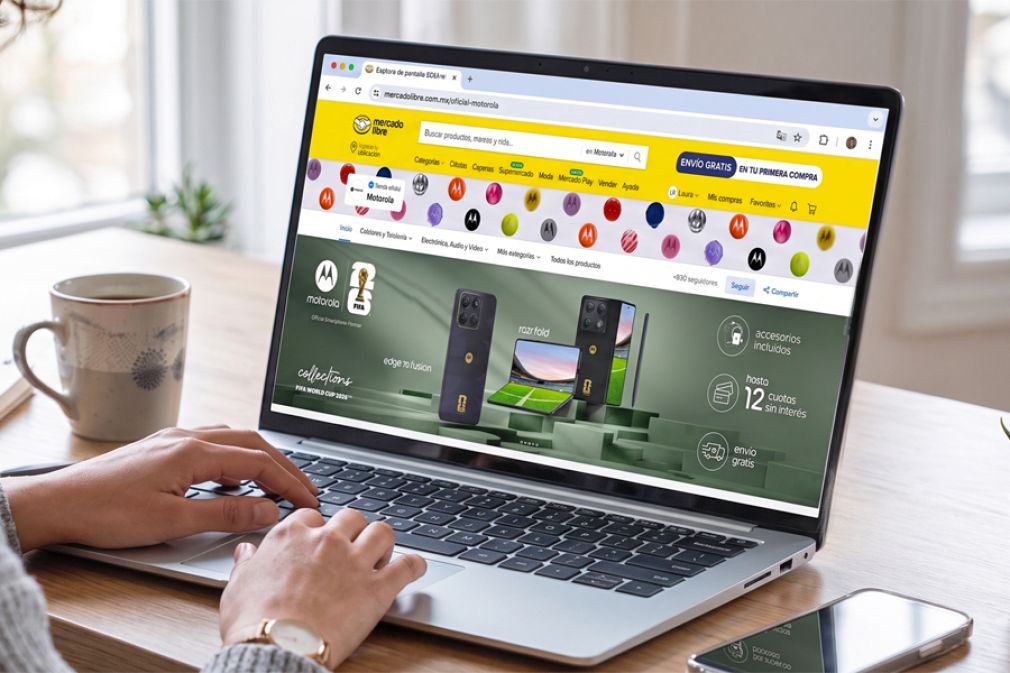 Campaña flagship de Motorola en la plataforma de Mercado Libre