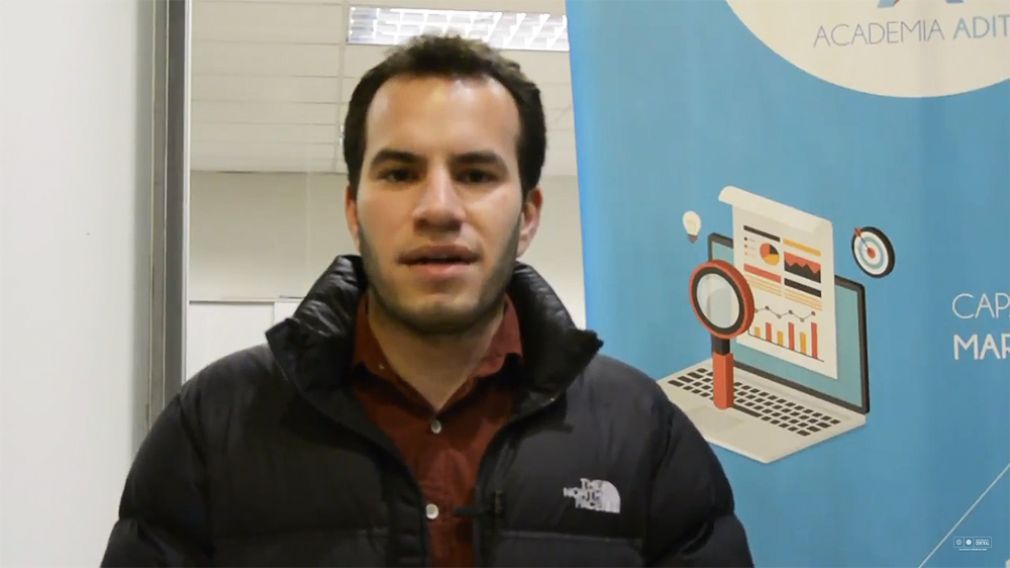 Nicolás Barrios, fundador de Academia Adity