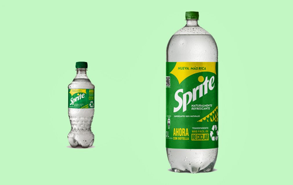 Nuevo envase de Sprite m&aacute;s transparente