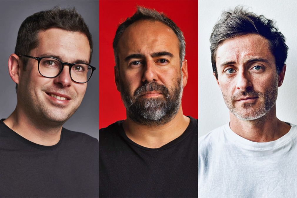 Leonardo Chiesi, Gonzalo Baeza y Felipe Ma&ntilde;alich