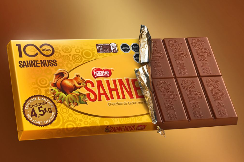 La promoci&oacute;n gigante de Sahne-Nuss para celebrar sus 100 a&ntilde;os