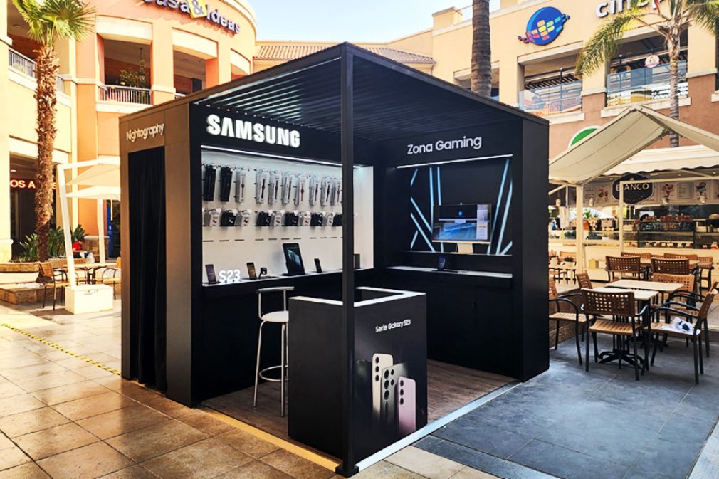 Samsung sigue en Chile tendencia de tiendas pop up