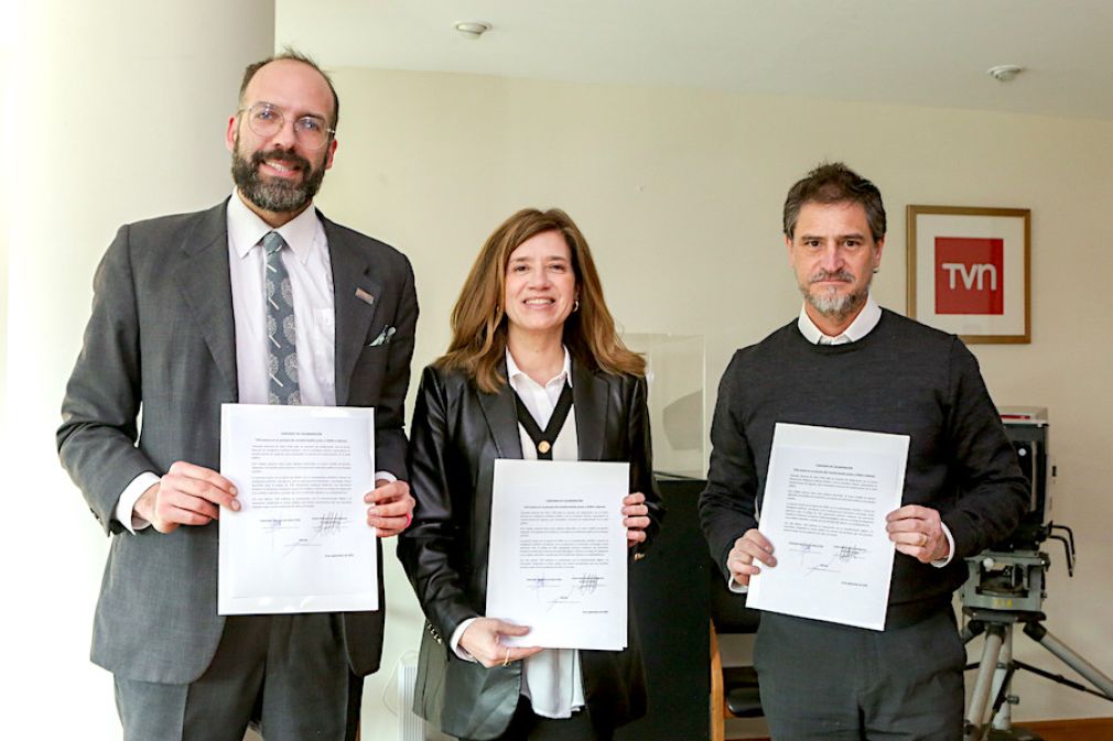 Rodrigo Dur&aacute;n, Susana Garc&iacute;a y Sebasti&aacute;n Amaral