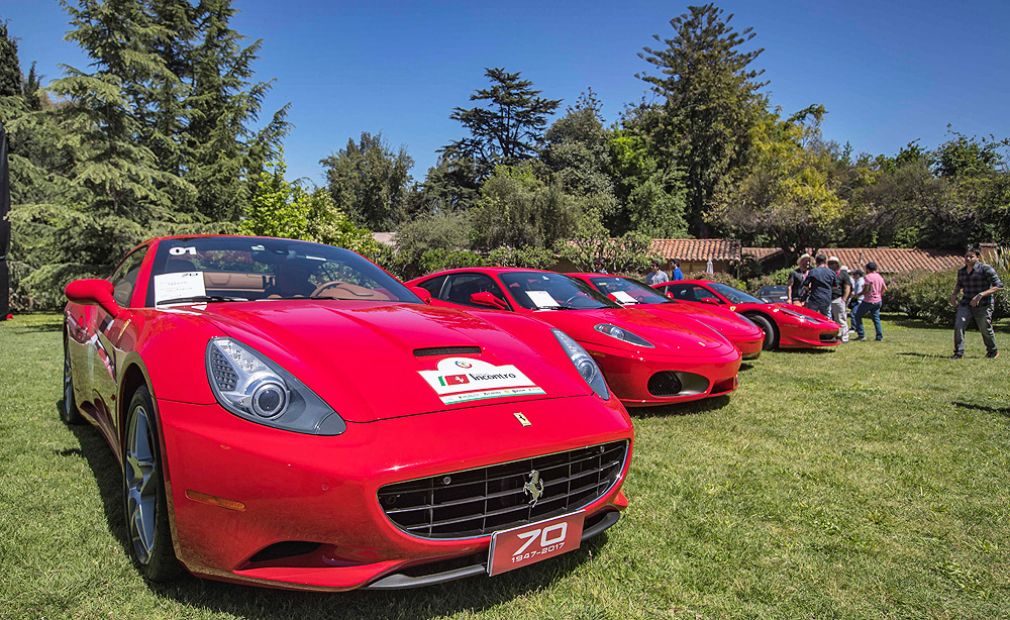 Celebración de 70 años de Ferrari en Santiago