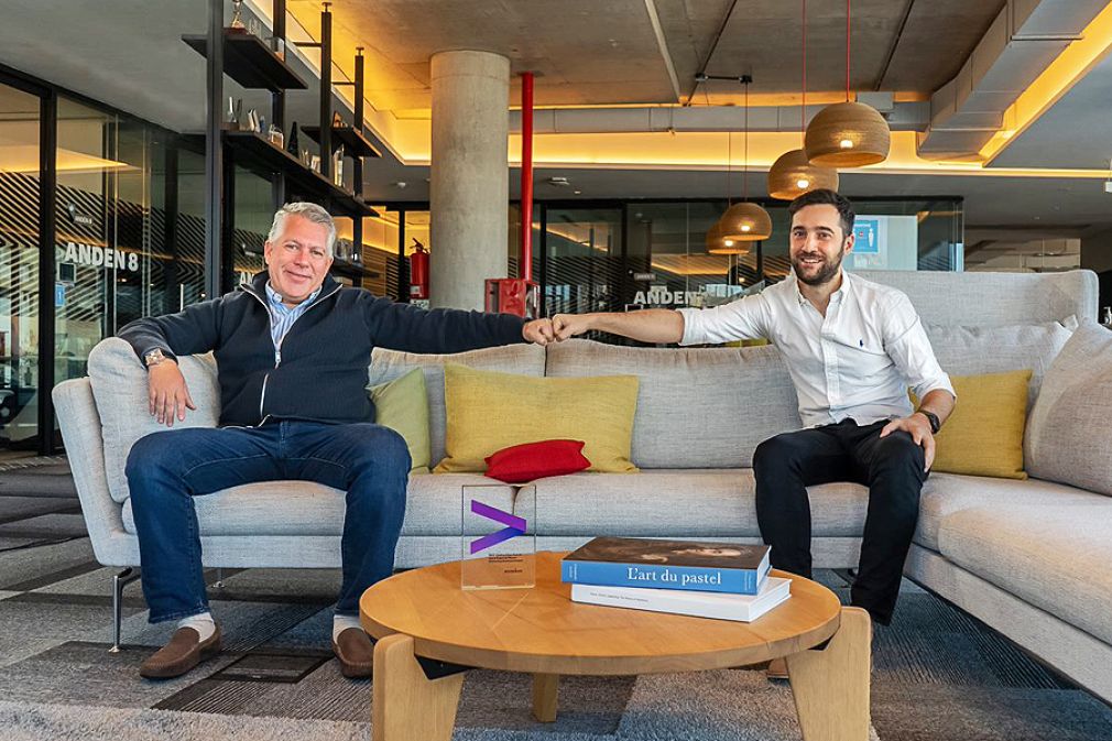 Sergio Kaufman, presidente de Accenture Hispanoam&eacute;rica, y Andr&eacute;s Dorfman, CEO de Glamit